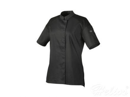 CADIX, bluza czarna, krótki rękaw, roz. XS (U-CX-BTS-XS) - zdjęcie główne