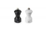 Zestaw 2 młynków BISTRO 10 cm - Biały / Czarny (PG-2-24291)