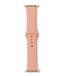 Pasek Apple Watch 42/45mm eStuff Silicone - różowy