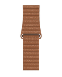Pasek do Apple Watch 45mm Skórzany Rozmiar M - brązowy