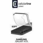 Cellularline Soft - Etui Samsung Galaxy A15 4G / 5G (przezroczysty) - zdjęcie