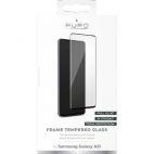 PURO Frame Tempered Glass - Szkło ochronne hartowane na ekran Samsung Galaxy A51 (czarna ramka) - zdjęcie