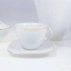 Garnitur do kawy dla 12 os./ 27 części - 3603 AKCENT Złota linia - zdjęcie