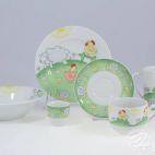 Zestaw naczyń dla dzieci Kurki - NORA S-03626 - zdjęcie