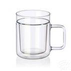 Szklanki z uchem z podwójną ścianką 200 ml / 2 szt. - TWIN (2322/2) - zdjęcie