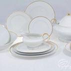 Serwis obiadowy dla 12 osób / 45 części - G067 ASTRA Złota Wstęga - zdjęcie