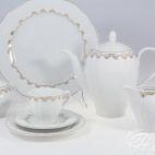 Garnitur do kawy dla 12 osób / 40 części - 6926 MARIA Girlanda - zdjęcie