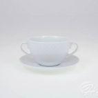 HELIOS: Bulionówka 0,35 l ze spodkiem - G855 YVONNE - zdjęcie