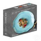 Zestaw talerzy płytkich 28 cm / 6 szt. - STONE AGE / Beżowy - zdjęcie