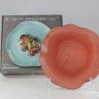 Zestaw talerzy płytkich 28 cm / 6 szt. - STONE AGE 6630M Ceglasty - zdjęcie