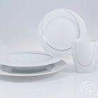 Zestaw naczyń dla 6 osób / 24 części - E939 Vega Platyna - zdjęcie