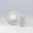 Filiżanka 200 ml ze spodkiem - 6630Z Beata, Sonia (szary) - zdjęcie