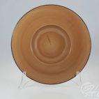 Talerz do deseru 27 cm - 6591A Wersal (brąz) - zdjęcie