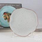 Zestaw talerzy płytkich 28 cm / 6 szt. - STONE AGE / Beżowy - zdjęcie