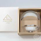 Filiżanka do herbaty 0,22 l ze spodkiem - E551 BOLERO - zdjęcie