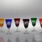 Kieliszki kryształowe do wódki 25 ml - KOLOR MIX (5 6K) - zdjęcie