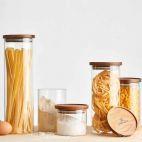 Pojemnik na żywność 0,35 l / drewn. pokr. - COUNTRY (959AR) - zdjęcie