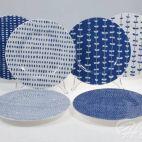 Zestaw talerzy deserowych / 6 os. - 7431 Roma - zdjęcie