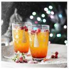 Szklanki 450 ml / 2 szt. - Deco Line / Srebrne choinki - zdjęcie