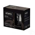 Szklanki 450 ml / 2 szt. - Deco Line / Srebrne choinki - zdjęcie