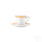 Zestaw kawowy dla 6 os./ 22 części - G666 MARGARET Złota - zdjęcie