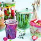 Słoiki z pokrywką, uszczelką i 2 zapinkami / 140 ml - WECK Mini-Sturz (WE-761-60PUZ) - zdjęcie