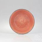 Talerz głęboki 18 cm - 6630W Boss (ceglasty/czarny) - zdjęcie