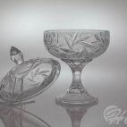 Bomboniera kryształowa na nodze 24 cm - Pinwheel / szlif bez wypełnienia (CZ827203) - zdjęcie 