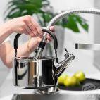 Czajnik 1,5 l z gwizdkiem / stalowy połysk - Diamante (27848) - zdjęcie