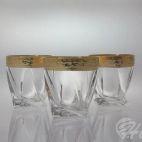 Szklanki kryształowe do whisky 340 ml - QUADRO RICH GOLD (949193) - zdjęcie 