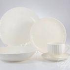 Zestaw naczyń dla 6 os. / 30 części - KF0T DAISY Ecru - zdjęcie