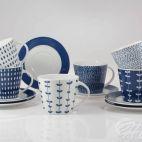 Zestaw filiżanek 300 ml ze spodkiem / 6 os. - 7431 Iza / Trapo - zdjęcie