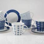 Zestaw filiżanek 300 ml ze spodkiem / 6 os. - 7431 Iza / Trapo - zdjęcie