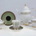 Zestaw do kawy dla 6 osób / 22 części - G413 ASTRA India - zdjęcie