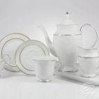 Zestaw do kawy dla 6 osób / 22 części - B601 ASTRA Marzenie platynowe - zdjęcie