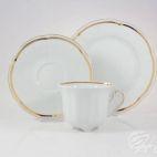 Zestaw kawowy dla 6 osób / 18 części - E337 BOLERO Pas złota - zdjęcie