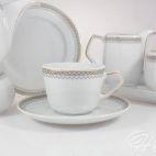 Zestaw do herbaty dla 6 os./ 23 części - 8051 PUŁASKI Grecka droga - zdjęcie