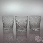 Szklanki kryształowe do whisky 290 ml - KA03 Romby (KW03WH) - zdjęcie