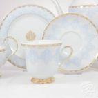 Zestaw do kawy dla 6 osób / 22 części - G684 ASTRA Królewski Błękit - zdjęcie