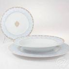 Zestaw talerzy dla 6 os. / 18 części - G684 ASTRA Królewski błękit - zdjęcie