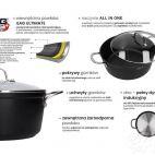 Rondel z pokrywką 18 cm - DARQUE - zdjęcie