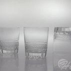 Szklanki kryształowe do whisky 290 ml - KW05 Kratka (KW05WH) - zdjęcie 