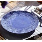 Talerz płytki 28 cm - SOFIA / LB03 Szafirowa - zdjęcie