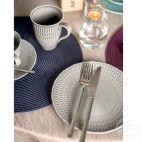 Talerz płytki 21 cm - SOFIA / LB01 Szara - zdjęcie