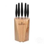 Komplet 5 noży w bloku - HEVEA - zdjęcie