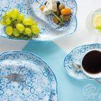 Filiżanki 250 ml ze spodkiem / 2 szt. - STONE AGE / Greckie wakacje - zdjęcie