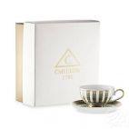 Filiżanka do herbaty 0,22 l ze spodkiem - G413 ASTRA India - zdjęcie