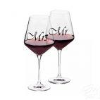 Kieliszki do wina 550 ml - Mr&Mrs/ Avant-Garde DECO - zdjęcie