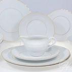 Serwis obiadowy dla 6 os. / 25 części - 3604 SOFIA / Złota - zdjęcie