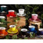 Filiżanka ze spodkiem 250 ml - Kalejdoskop emocji / CH07 Dalia Harmonia - zdjęcie